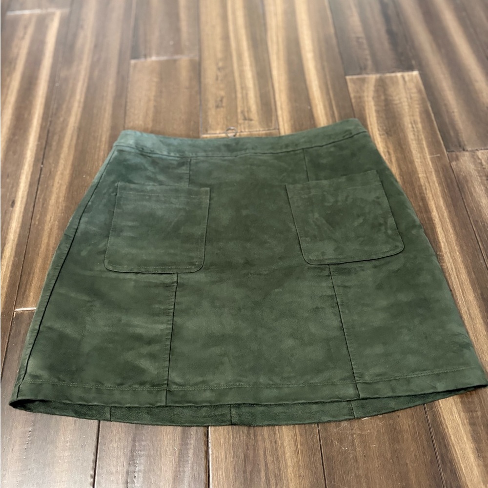 Old Navy Green A-line Mini Skirt Casual